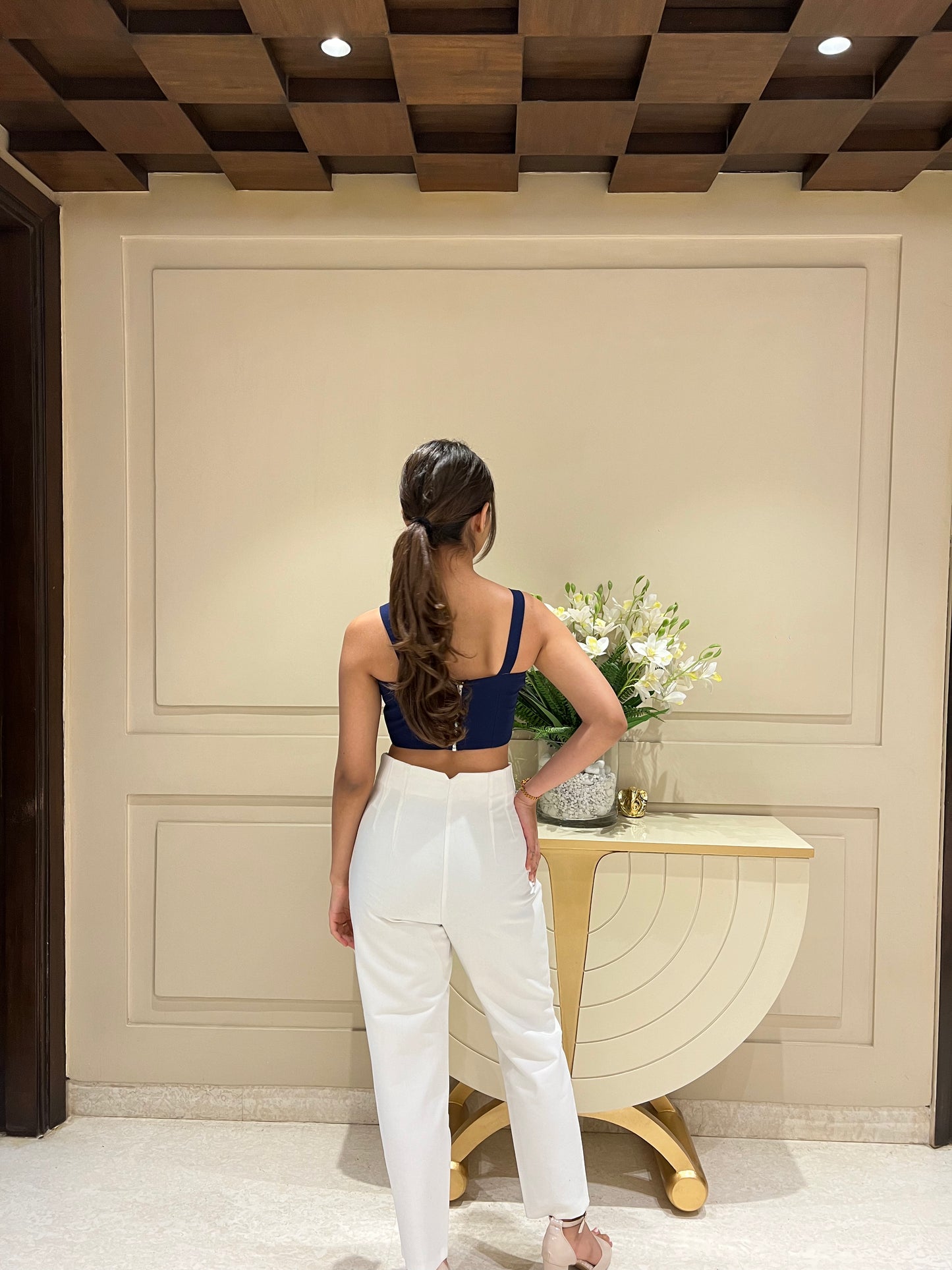 Navy Blue Top