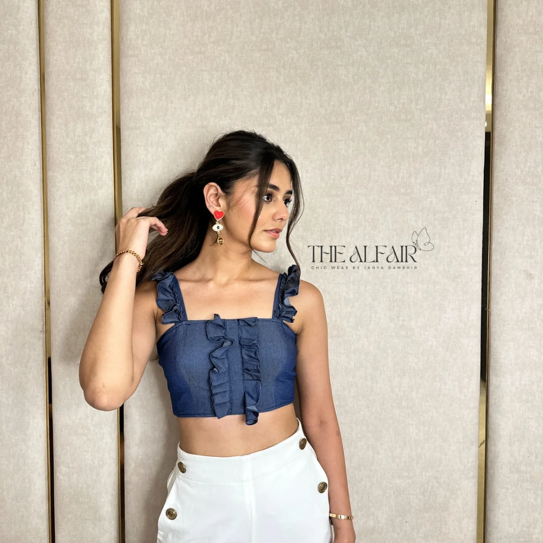 Petal Blue Top